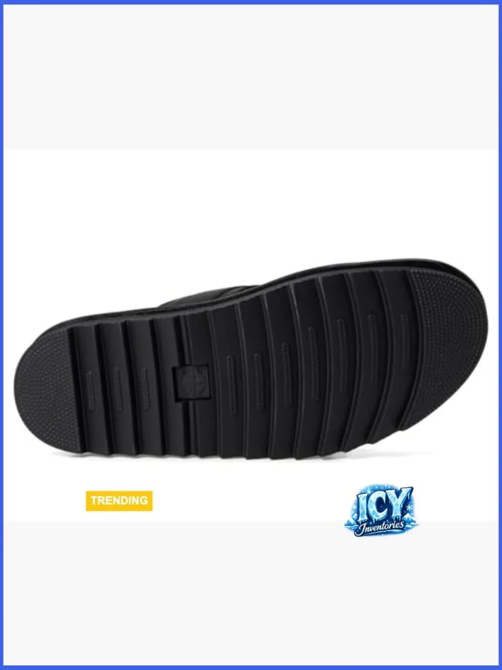 Men's Myles Slide Sandals - Platform Heel, Leather, Slip On